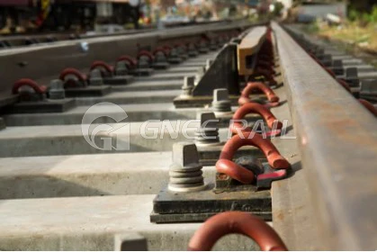 E-clip fastening system application E-clip fastening system application